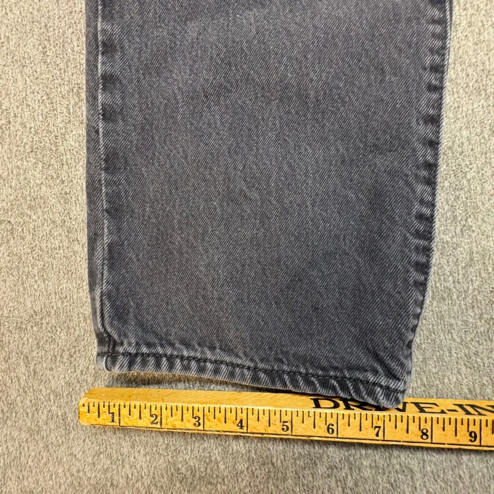 Levis 94 Baggy Jeans Mens 29 Washed Black Denim High Rise Straight Leg Relaxed‎